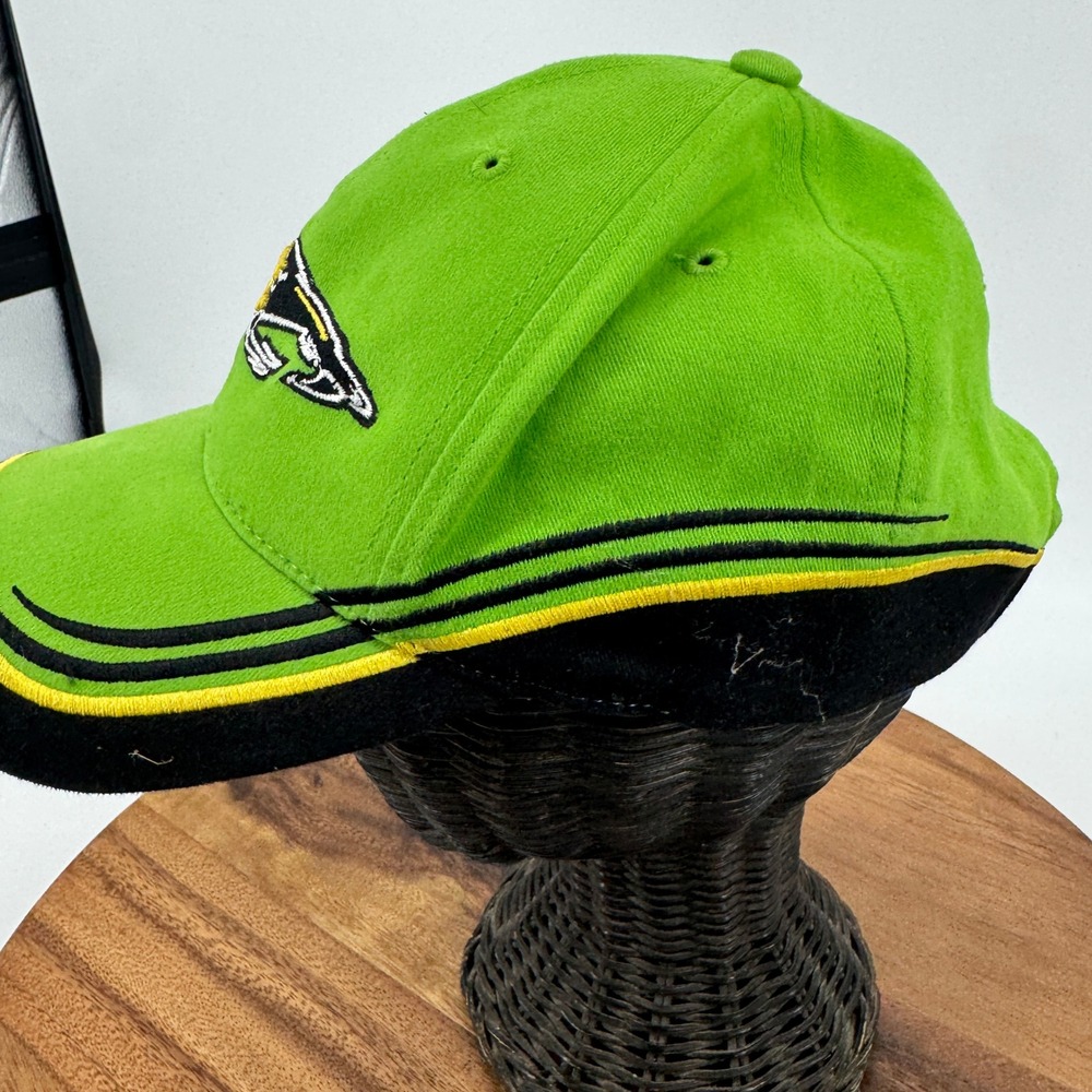 Arctic Cat Hat Men OSFA Green Black Embroidered Snowmobile Racing Baseball Cap - Picture 9 of 16
